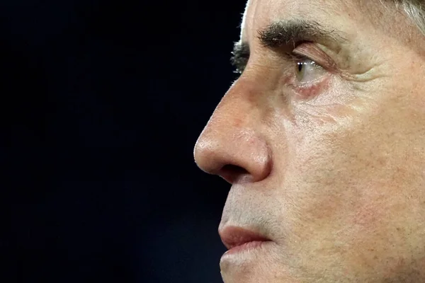 Roberto Mancini Trener Włoch Podczas Meczu Kwalifikacyjnego Euro 2024 Między — Zdjęcie stockowe