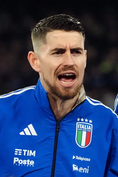 Jorjinho Spelare Italien Kvalificeringsmatchen För Euro 2024 Mellan Italien England — Stockfoto