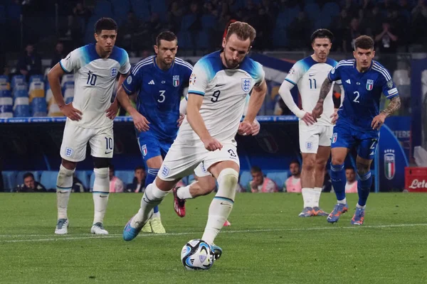 Harry Kane Spelare England Kvalificeringsmatchen För Euro 2024 Mellan Italien — Stockfoto