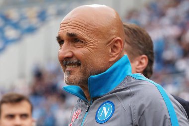 Napoli 'nin Napoli koçu Luciano Spalletti, Napoli ile Sampdoria arasındaki İtalya Serie A ligi maçında, Napoli 2, Sampdoria 0, Diego Armando Maradona Stadyumu' nda oynandı..