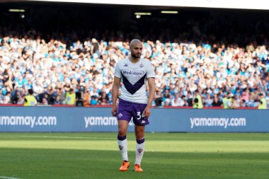 Napoli 'nin Sofyan Amrabatplayer' ı, Napoli - Fiorentina final maçı, Napoli 1, Fiorentina 0, Diego Armando Maradona Stadyumu 'nda oynandı..