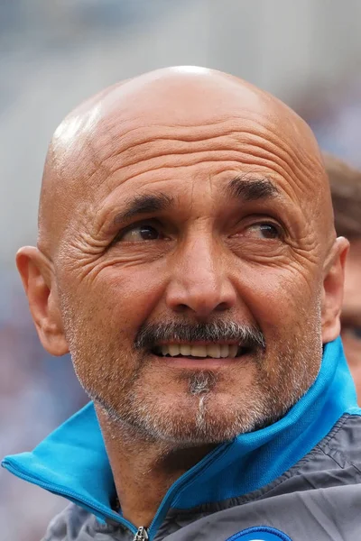 Luciano Spalletti Entrenador Napoli Durante Partido Liga Italiana Serie Entre —  Fotos de Stock