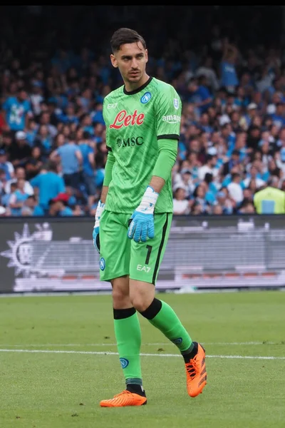 Alex Meret Joueur Napoli Lors Match Ligue Italienne Serie Entre — Photo