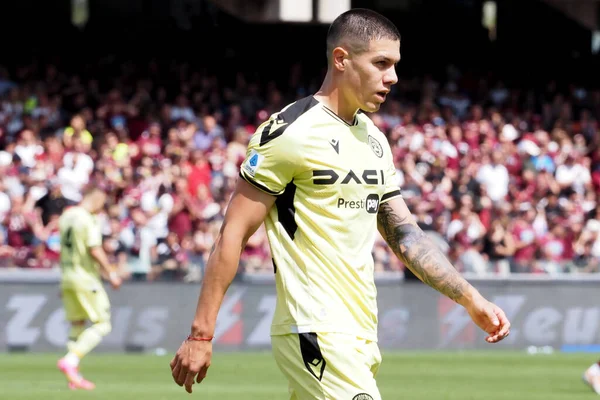 Udinese 'li Nehun Prez oyuncusu, İtalya Serie A Ligi maçında Salernitana - Udinese final maçı, Salernitana 2, Udinese 2, Arechi Stadyumu' nda oynandı.