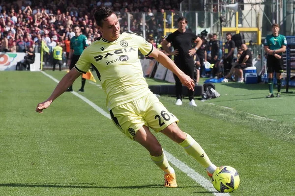 Udinese Florian Thauvin Oyuncusu Talya Serie Ligi Maçında Salernitana Udinese — Stok fotoğraf