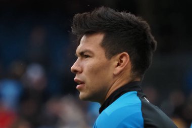 Napoli 'li Hriving Lozano oyuncusu, Napoli ile Verona arasındaki İtalyan Serie A ligi maçında, Napoli 0, Verona 0, Diego Armando Maradona Stadyumu' nda oynandı..