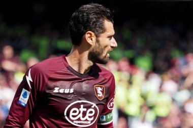 Antonio Candreva player of Salernitana, during the match of the Italian Serie A league between Salernitana vs Sassuolo final result, Salernitana 3, Sassuolo 0, match played at the Arechi stadium. clipart