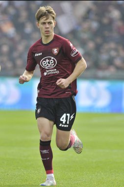 Hans Nicolussi Caviglia player of Salernitana, during the match of the Italian Serie A league between Salernitana vs Torino final result, Salernitana 1, Torino 1, match played at the Arechi stadium.