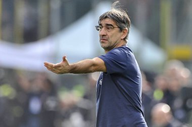 Salernitana 'nın Ivan Juric teknik direktörü, Salernitana ile Torino arasındaki İtalya Serie A ligi maçında, Salernitana 1, Torino 1, Arechi Stadyumu' nda oynandı..