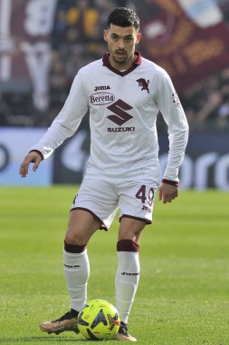 Torino 'dan Nemanja Radonji oyuncusu, İtalya Serie A Ligi maçında Salernitana ile Torino arasındaki final maçı, Salernitana 1, Torino 1, Arechi Stadyumu' nda oynandı.