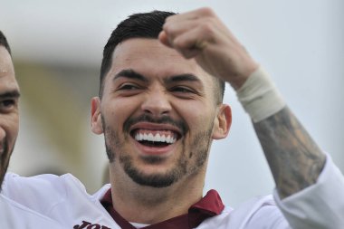 Torino 'dan Nemanja Radonji oyuncusu, İtalya Serie A Ligi maçında Salernitana ile Torino arasındaki final maçı, Salernitana 1, Torino 1, Arechi Stadyumu' nda oynandı.