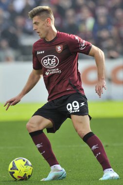 Krzysztof Pitek player of Salernitana, during the match of the Italian Serie A league between Salernitana vs Torino final result, Salernitana 1, Torino 1, match played at the Arechi stadium