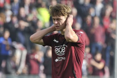 Hans Nicolussi Caviglia player of Salernitana, during the match of the Italian Serie A league between Salernitana vs Torino final result, Salernitana 1, Torino 1, match played at the Arechi stadium.
