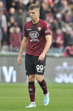 Krzysztof Pitek player of Salernitana, during the match of the Italian Serie A league between Salernitana vs Torino final result, Salernitana 1, Torino 1, match played at the Arechi stadium
