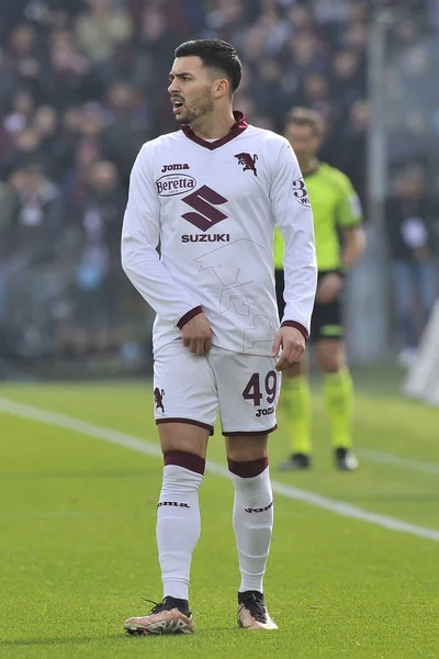 Torino 'dan Nemanja Radonji oyuncusu, İtalya Serie A Ligi maçında Salernitana ile Torino arasındaki final maçı, Salernitana 1, Torino 1, Arechi Stadyumu' nda oynandı.