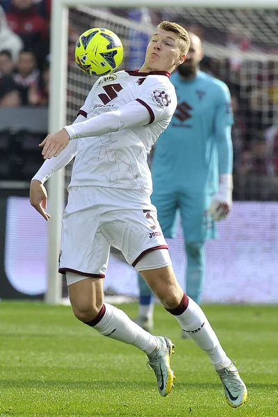 Perr Schuurs Player Torino Match Italian Serie League Salernitana Torino — Stockfoto