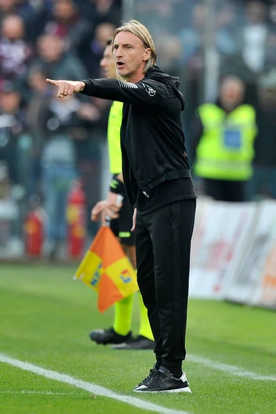 Davide Nicola Coach Salernitana Match Italian Serie League Salernitana Torino — Fotografia de Stock
