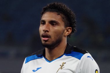 Atalanta takımının oyuncusu, İtalya Serie A Ligi maçında Napoli - Atalanta final maçı, Napoli 2, Atalanta 0, Diego Armando Maradona Stadyumu 'nda oynandı.
