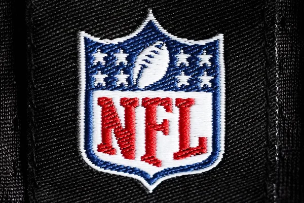 Resimde Nfl National Football League Logosu Dünyanın Büyük Profesyonel Amerikan — Stok fotoğraf