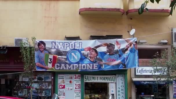Προετοιμασία Για Νίκη Του Πρωταθλήματος Napoli 2023 2024 Seriea — Αρχείο Βίντεο
