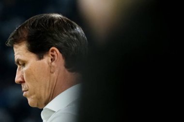 Napoli 'nin Rudi Garcia teknik direktörü, Napoli ile Sassuolo arasındaki İtalya Serie A ligi maçında, Napoli 2, Sassuolo 0, Diego Armando Maradona Stadyumu' nda oynandı..