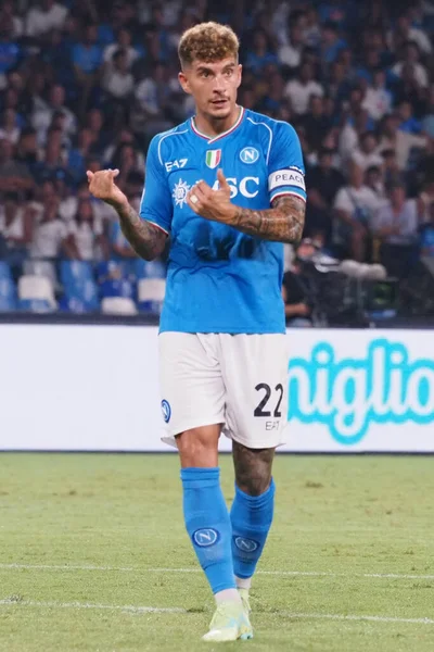 Giovanni Lorenzo Joueur Napoli Lors Match Ligue Italienne Serie Entre — Photo