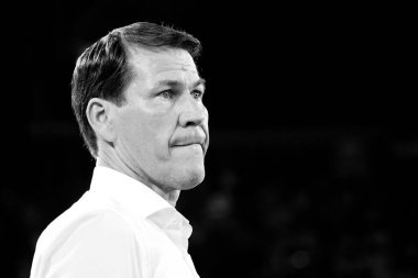 Napoli 'nin Rudi Garcia koçu, Napoli ile Lazio arasındaki İtalya Serie A ligi maçında Diego Armando Maradona Stadyumu' nda oynanan maç, Napoli 1, Lazio 2..