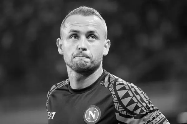 Stanislav Lobotka Jogador Napoli Durante Jogo Liga Italiana Serie Entre — Fotografia de Stock