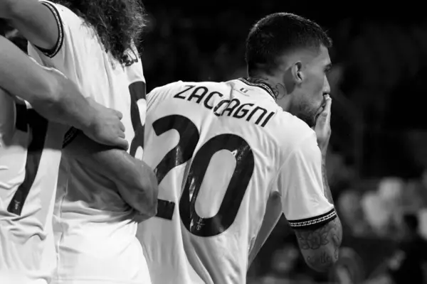Mattia Zaccagni Joueur Latium Lors Match Ligue Italienne Serie Entre — Photo