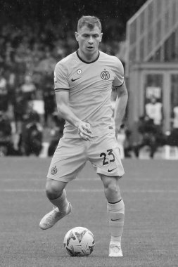 Inter 'den Nicol Barella, İtalya Serie A Ligi maçında Napoli 3, Inter 1, Diego Armando Maradona Stadyumu' nda oynandı.