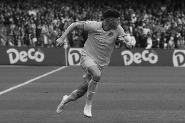 Inter 'den Raoul Bellanova, İtalya Serie A Ligi maçında Napoli - Inter final maçı, Napoli 3, Inter 1, Diego Armando Maradona stadyumunda oynandı..