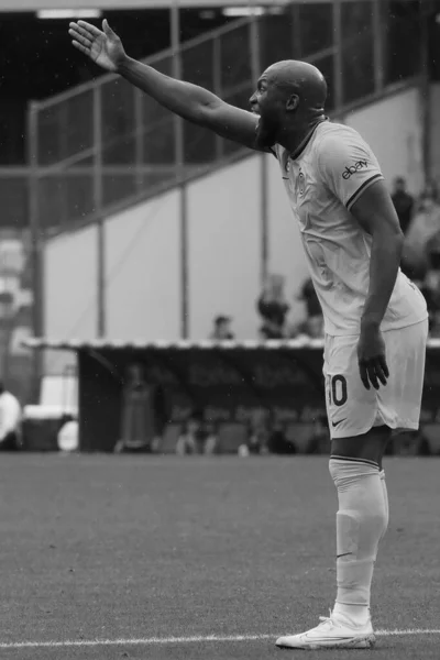 Romelu Lukaku Jugador Del Inter Durante Partido Liga Italiana Serie — Foto de Stock