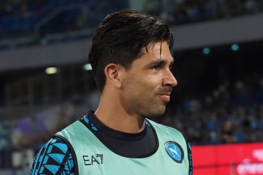 Napoli 'nin Giovanni Simeone oyuncusu, Napoli - Fiorentina final maçı olan Napoli 1, Fiorentina 3 arasındaki İtalyan Serie A ligi maçında Diego Armando Maradona Stadyumu' nda oynandı..
