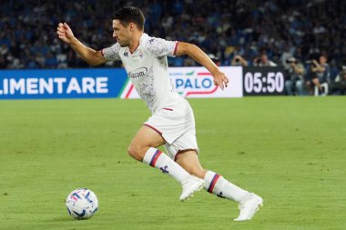 Fiorentina 'dan Josip Brekalo, İtalya Serie A ligi maçında Napoli - Fiorentina final maçı, Napoli 1, Fiorentina 3, Diego Armando Maradona Stadyumu' nda oynandı..