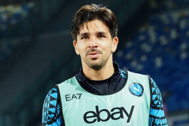 Napoli 'li Giovanni Simeone, Napoli ile Udinese arasındaki İtalyan Serie A ligi maçında, Napoli 4, Udinese 1, Diego Armando Maradona Stadyumu' nda oynandı..