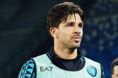 Napoli 'li Giovanni Simeone, Napoli ile Udinese arasındaki İtalyan Serie A ligi maçında, Napoli 4, Udinese 1, Diego Armando Maradona Stadyumu' nda oynandı..