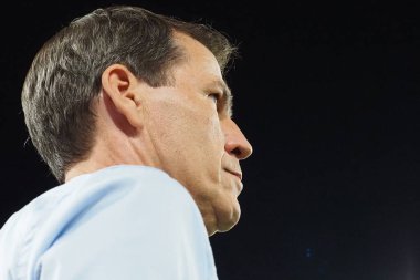 Napoli 'nin Rudi Garcia koçu, İtalya Serie A Ligi maçında Napoli ve Udinese arasındaki final maçı, Napoli 4, Udinese 1, Diego Armando Maradona Stadyumu' nda oynandı..