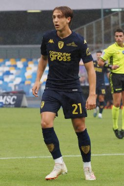 Jacopo Fazzini, İtalya Serie A Ligi maçında Napoli - Empoli 0, Empoli 1, Diego Armando Maradona Stadyumu 'nda oynandı..