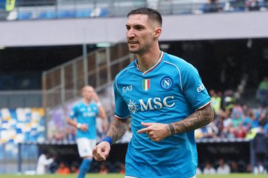 Napoli 'li Matteo Politano oyuncusu, İtalya Serie A Ligi maçında Napoli - Empoli 0, Empoli 1, Diego Armando Maradona Stadyumu' nda oynandı.