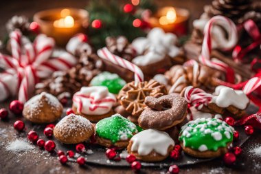 Noel tatlısı, zencefilli panettoni ve küçük evler