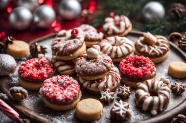 Noel tatlısı, zencefilli panettoni ve küçük evler