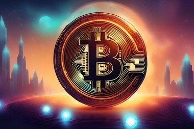 Çizim bitcoin sanal para birimi, ekonomi. Sanal Monte 2008 'in sonunda doğdu