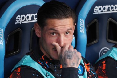 Napoli 'nin Pasquale Mazzocchi oyuncusu, Napoli ile Hellas Verona arasındaki İtalyan Serie A ligi maçında, Napoli 2, Hellas Verona 1, Diego Armando Maradona Stadyumu' nda oynandı.