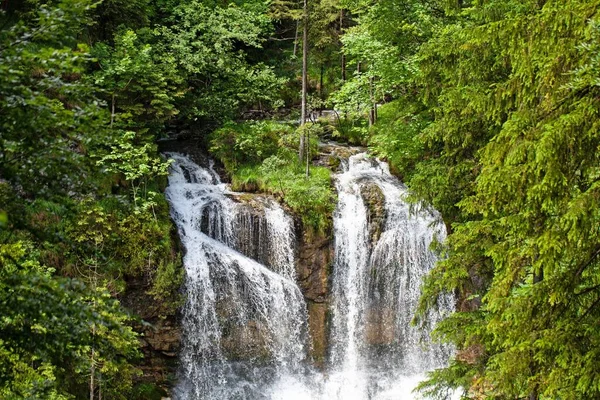 Cascada Weissbach Cerca Inzell Chiemgau Baviera — Foto de Stock