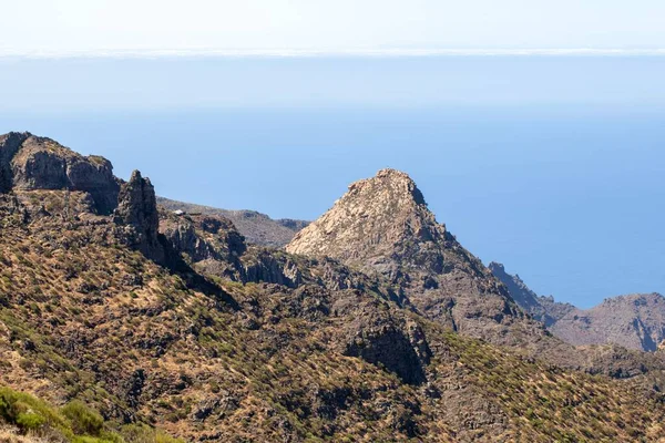 Paysage Dans Les Montagnes Teno Tenerife Mirador Cherfe — Photo
