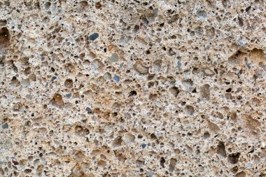 Bir Ankaramit kayasının yüzeyi, volkanik kaya türü, Tenerife, İspanya. 