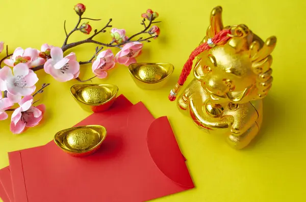 Chinese New Year decoration representing prosperity and wealth.Chinese New Year concept.