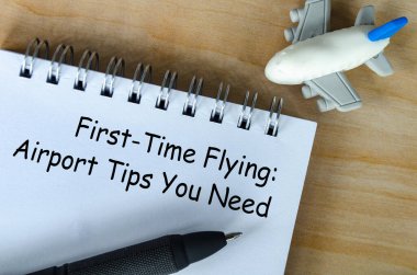 İlk Uçuşlar, Havalimanı İpuçları Beyaz Not Defteri 'ne yazı yazman lazım. Kaçış konsepti