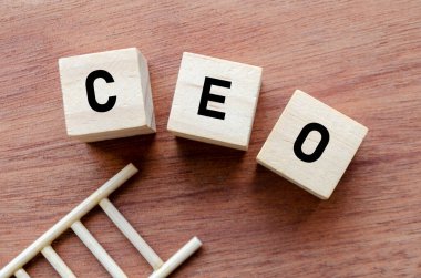 Tahta blokların CEO 'su Liderlik Rolünü Sembolize Ediyor.