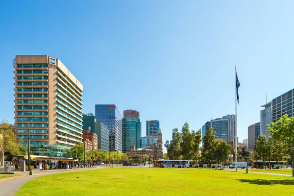 Adelaide Australië September 2019 Stadsgebouwen Van Adelaide Bekeken Aan Overkant — Stockfoto